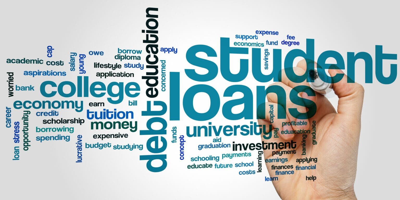 student loan word cloud